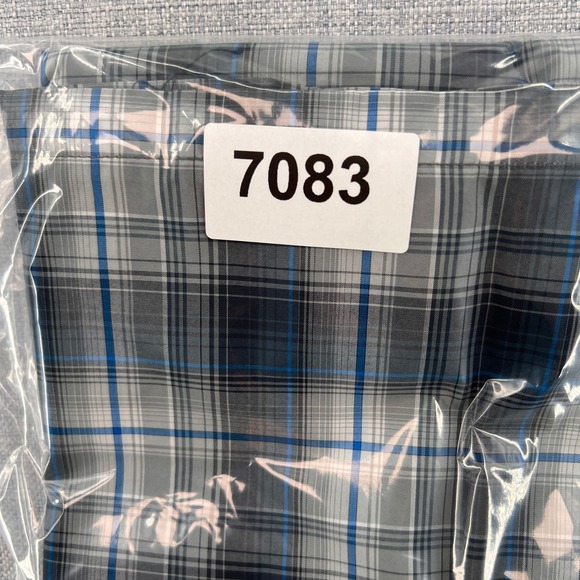 KUHL Response Button Shirt Men XL Gray Blue Plaid Short Sleeve Outdoor Hike GORP - Picture 12 of 12